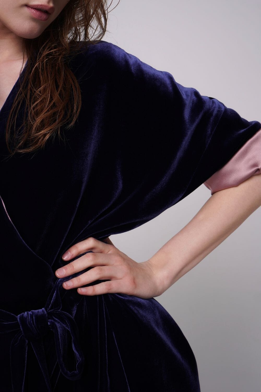 Amber Dusk Robe Sapphire Product Amoralle