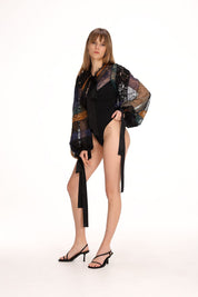 Bodysuit with Balloon Sleeves Product Amoralle