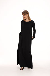 Cut-out Back Maxi Dress Product Amoralle