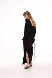 Cut-out Back Maxi Dress Product Amoralle