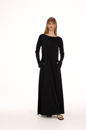 Cut-out Back Maxi Dress Product Amoralle