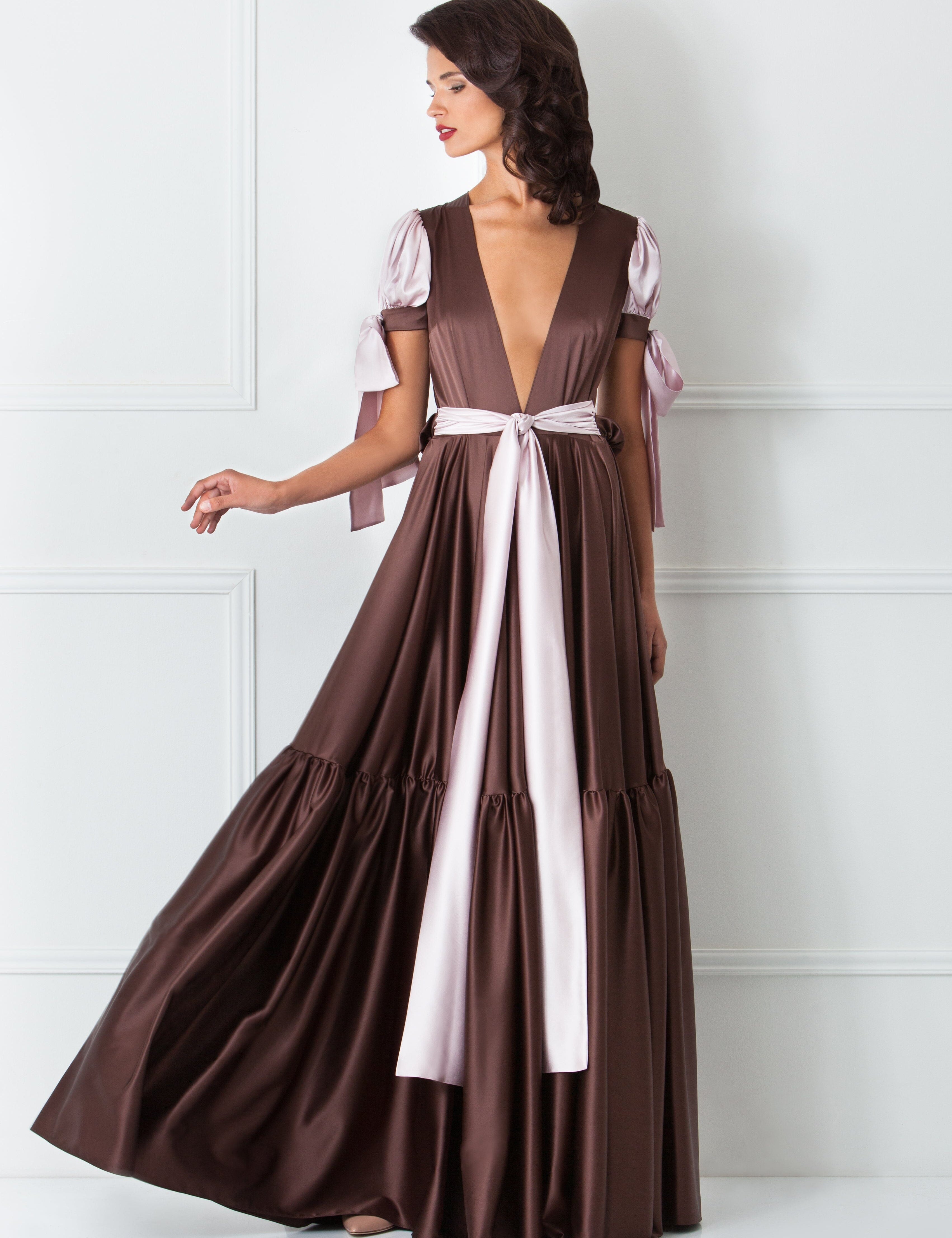 Dark Chocolate Robe Product Amoralle