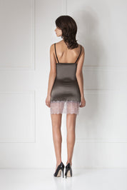 Emerald Satin Slip Product Amoralle