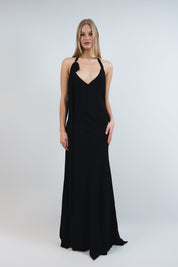Far Away Glamour Slip Black Product Amoralle