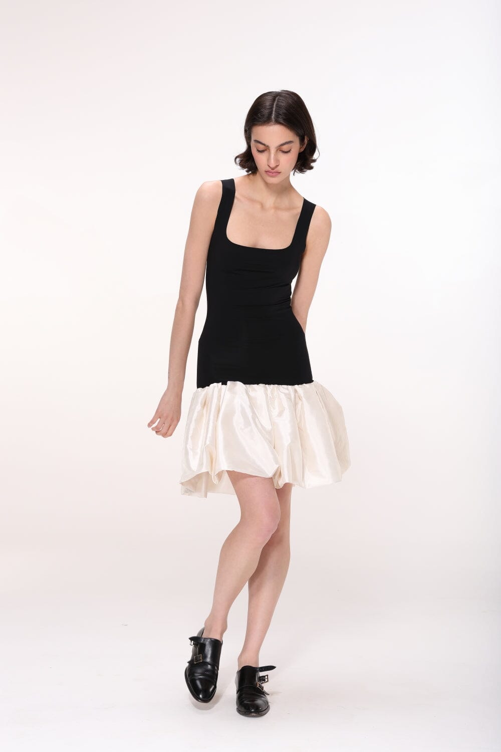 Little Black Dress with Elegant Cut Product Amoralle