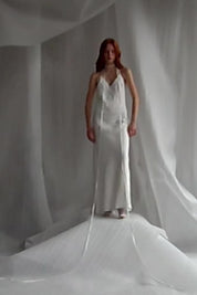 White Linen Maxi Slip