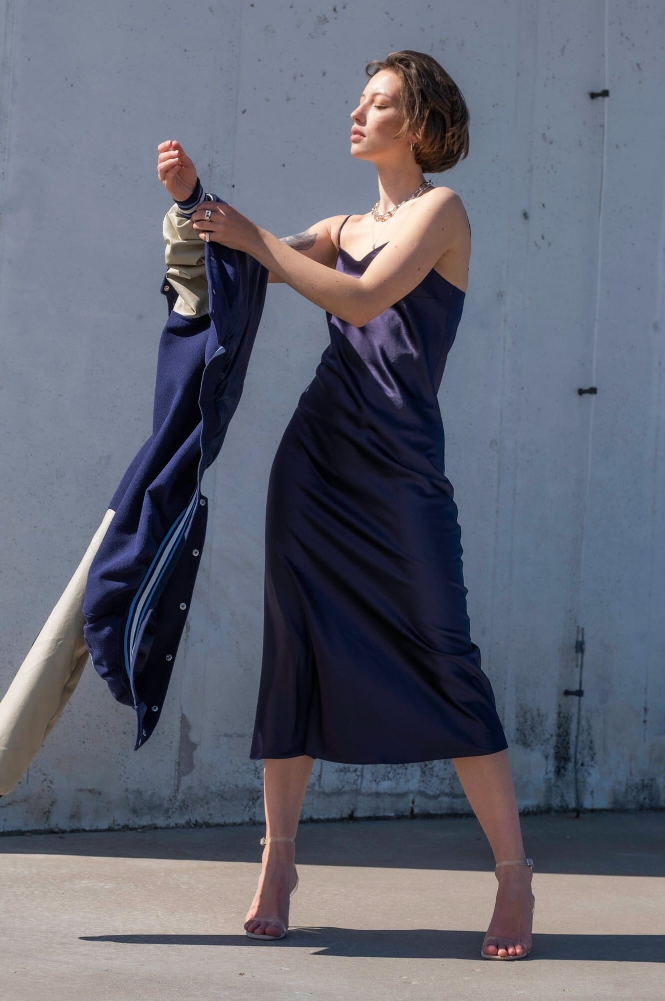 Satin Midi Slip Product SIA Glamoralle