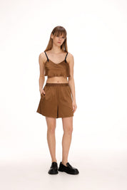 Satin Mini Top Product Amoralle