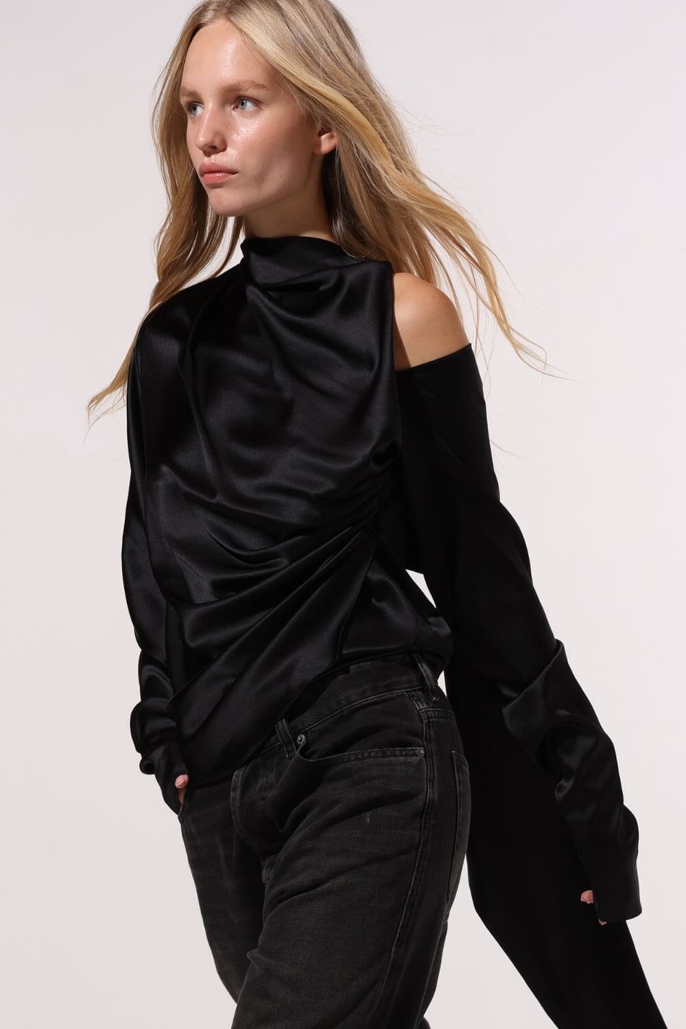 Silk Blouse Bodysuit Amoralle - Main Image