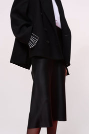 Silk Midi Skirt Product Amoralle