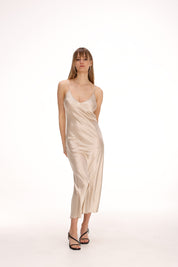 Silk Midi Slip Product Amoralle