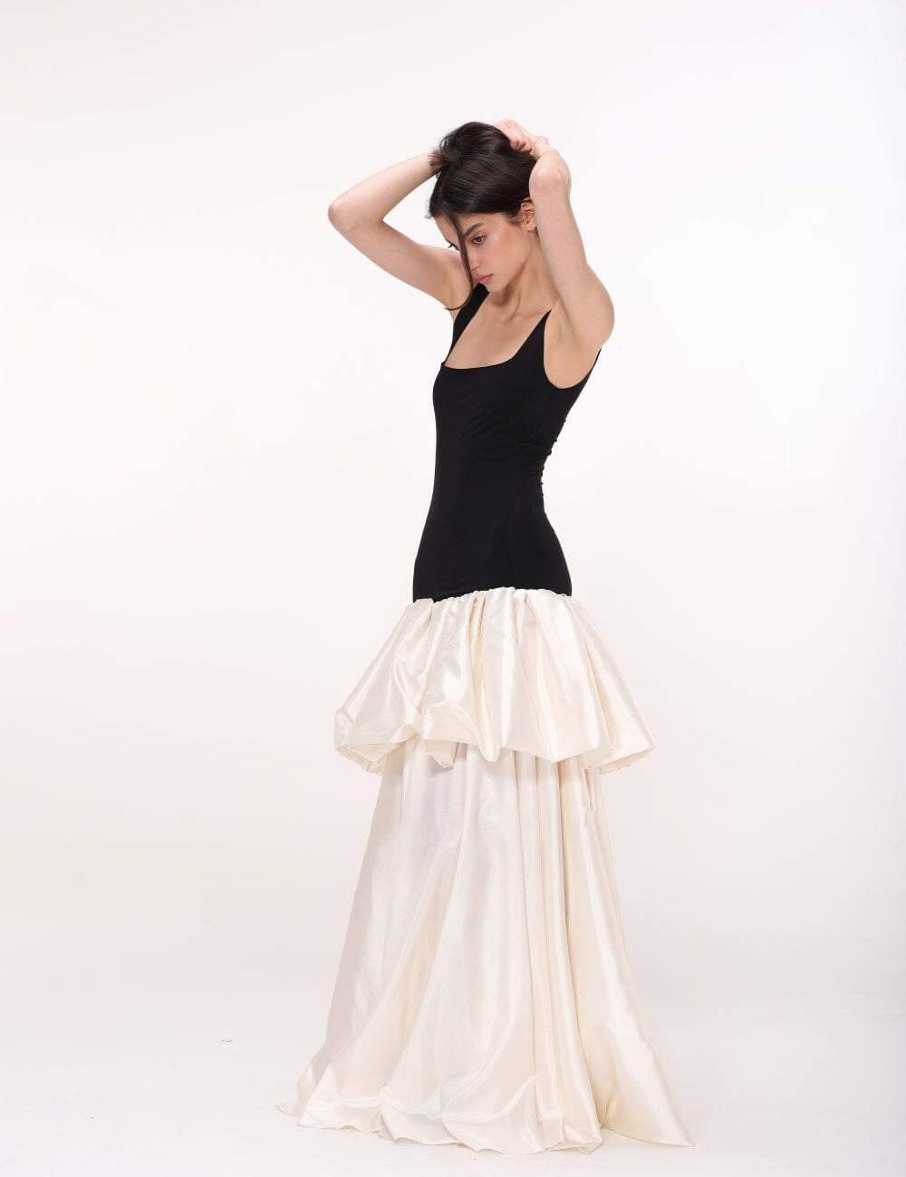 Two-Tone Sleeveless Dress Product Amoralle