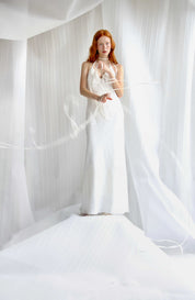 White Linen Maxi Slip Product Amoralle