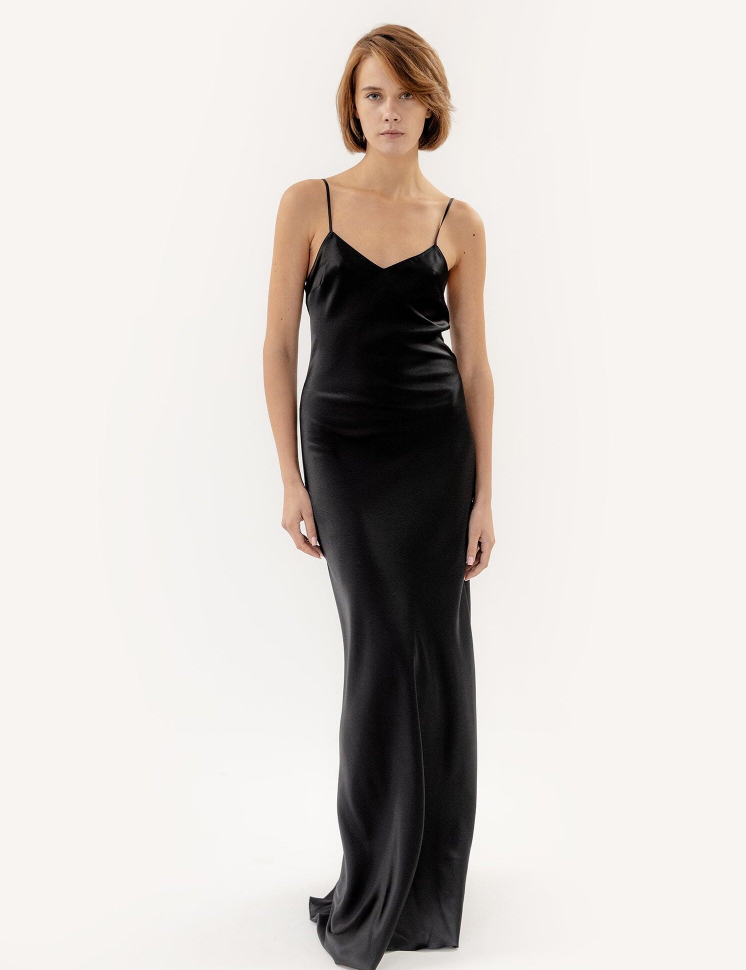 Benevolent Silk Slip Black Product Amoralle