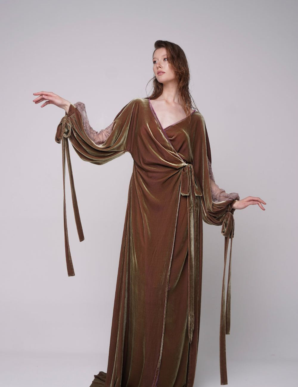 Daydreaming Gown Olive Product SIA Glamoralle