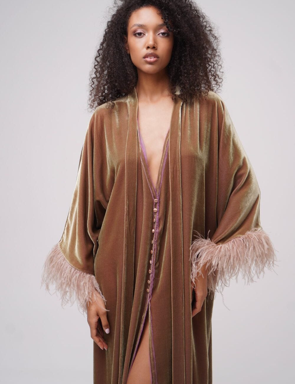 Me Before You Robe Olive Product SIA Glamoralle