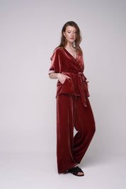  Airy Silk Velvet Set Product SIA Glamoralle