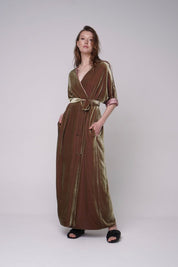  Amber Dusk Robe Olive Product Amoralle