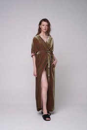  Amber Dusk Robe Olive Product Amoralle