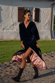  Amber Dusk Robe Sapphire Product Amoralle