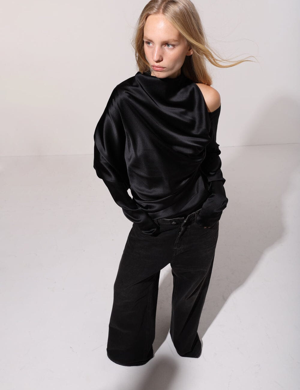  Blouse Silk - Neck Scarf Product Amoralle