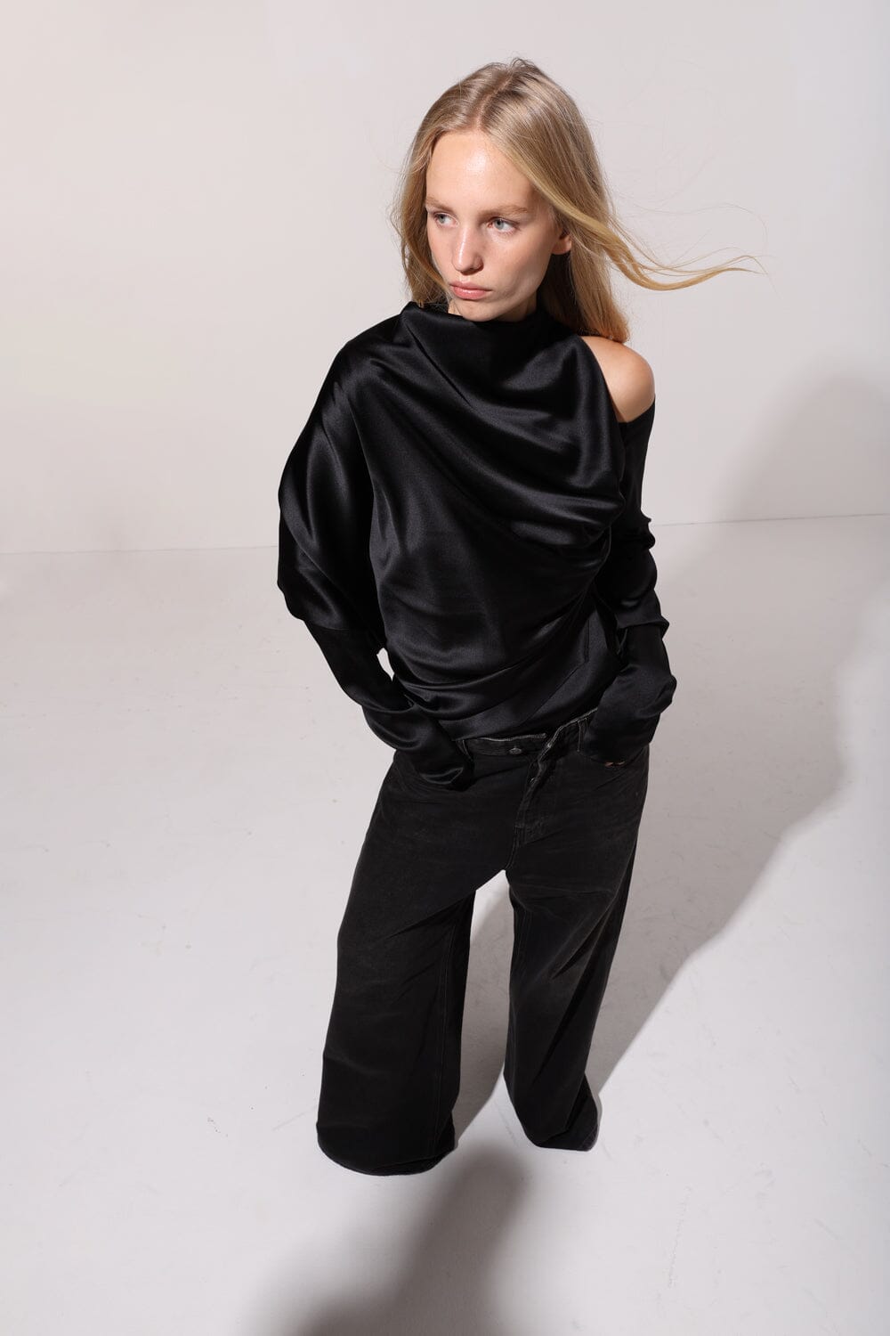  Blouse Silk - Neck Scarf Product Amoralle