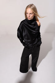  Blouse Silk - Neck Scarf Product Amoralle