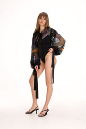  Bodysuit with Balloon Sleeves Product Amoralle