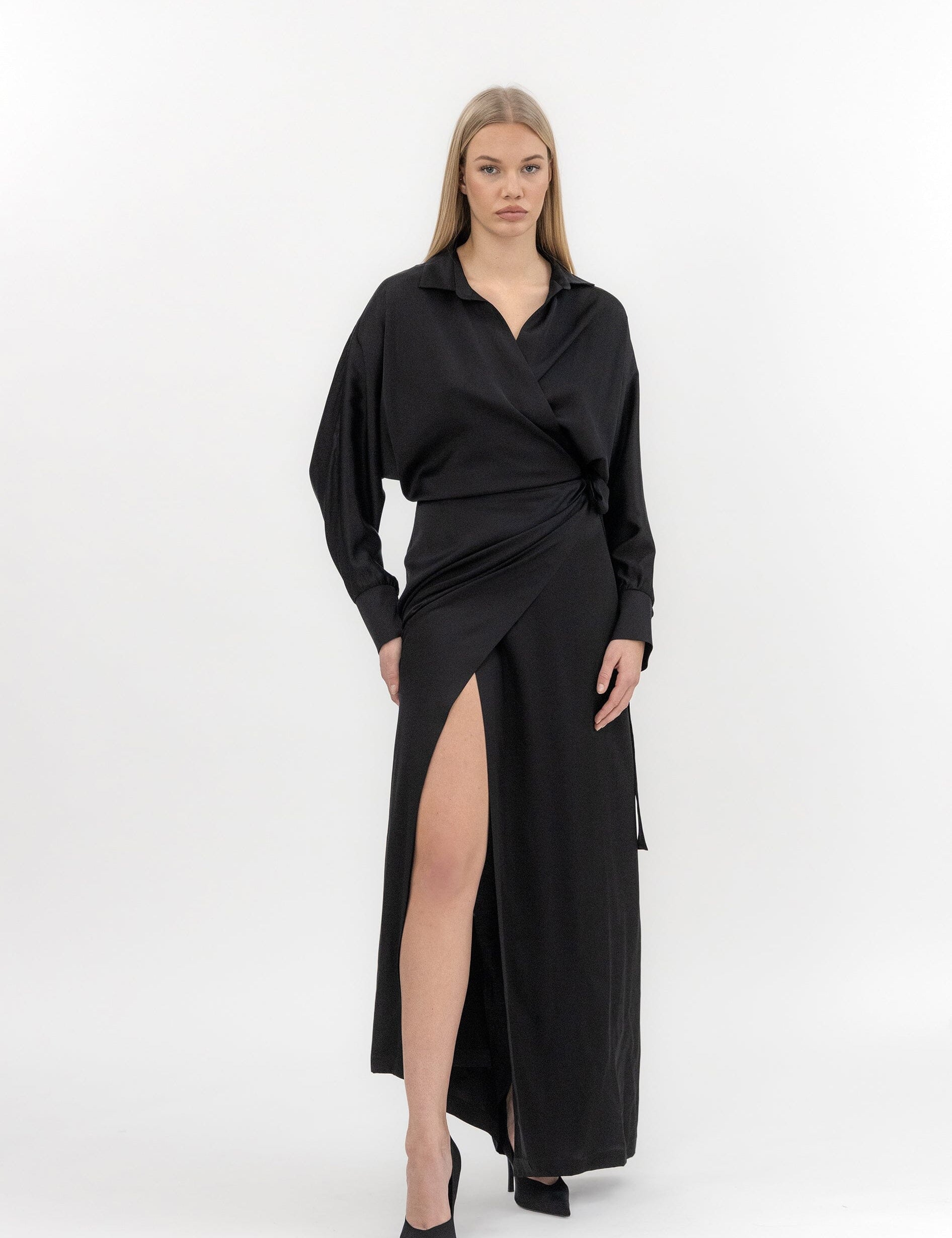  Captivating Love Wrap Dress Black Product Amoralle