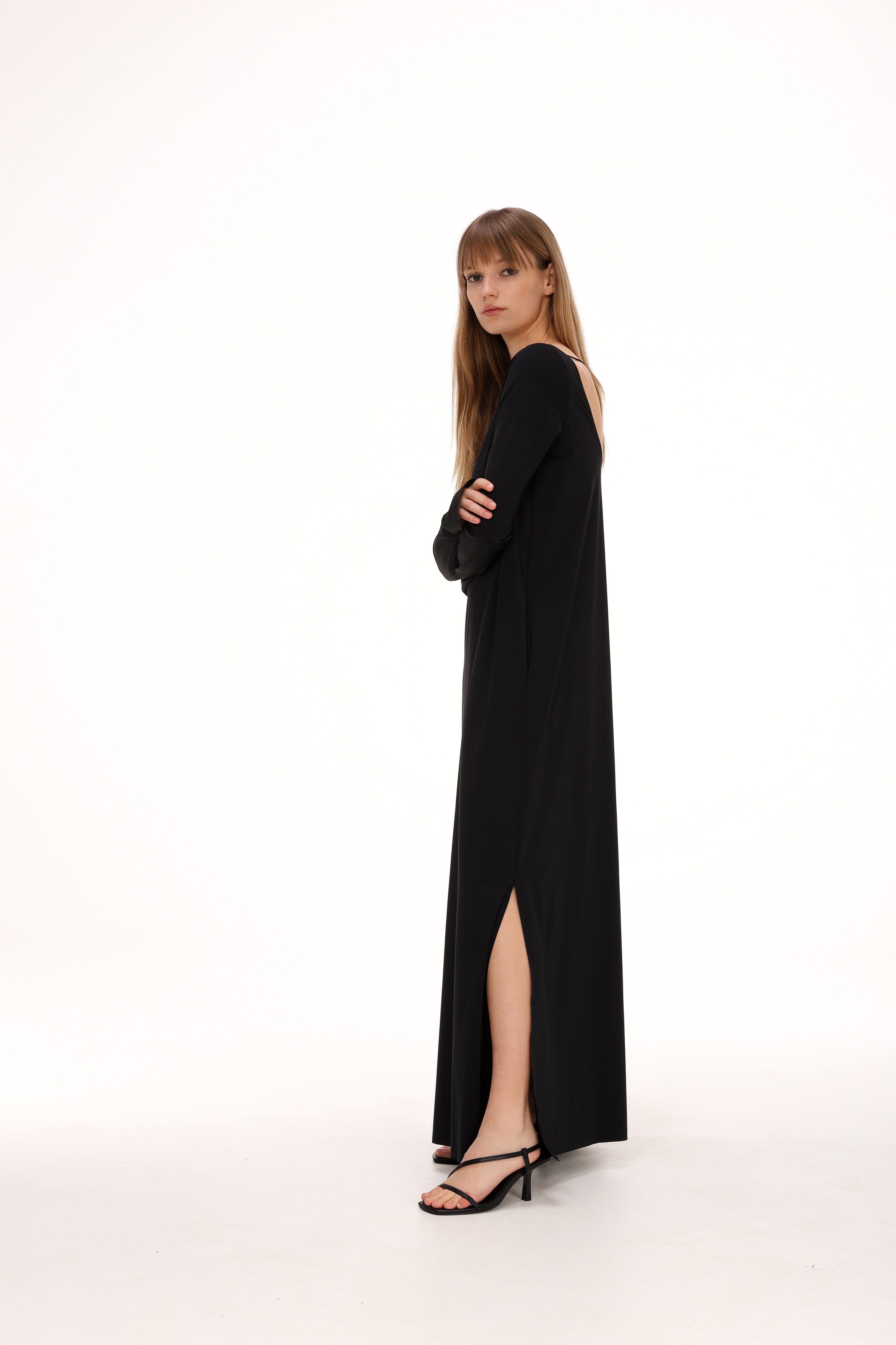  Cut-out Back Maxi Dress Product Amoralle