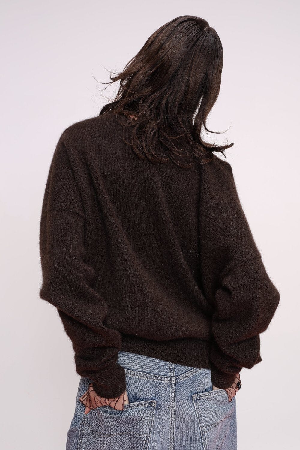  Cutout Natural Yak Wool Sweater Product Amoralle