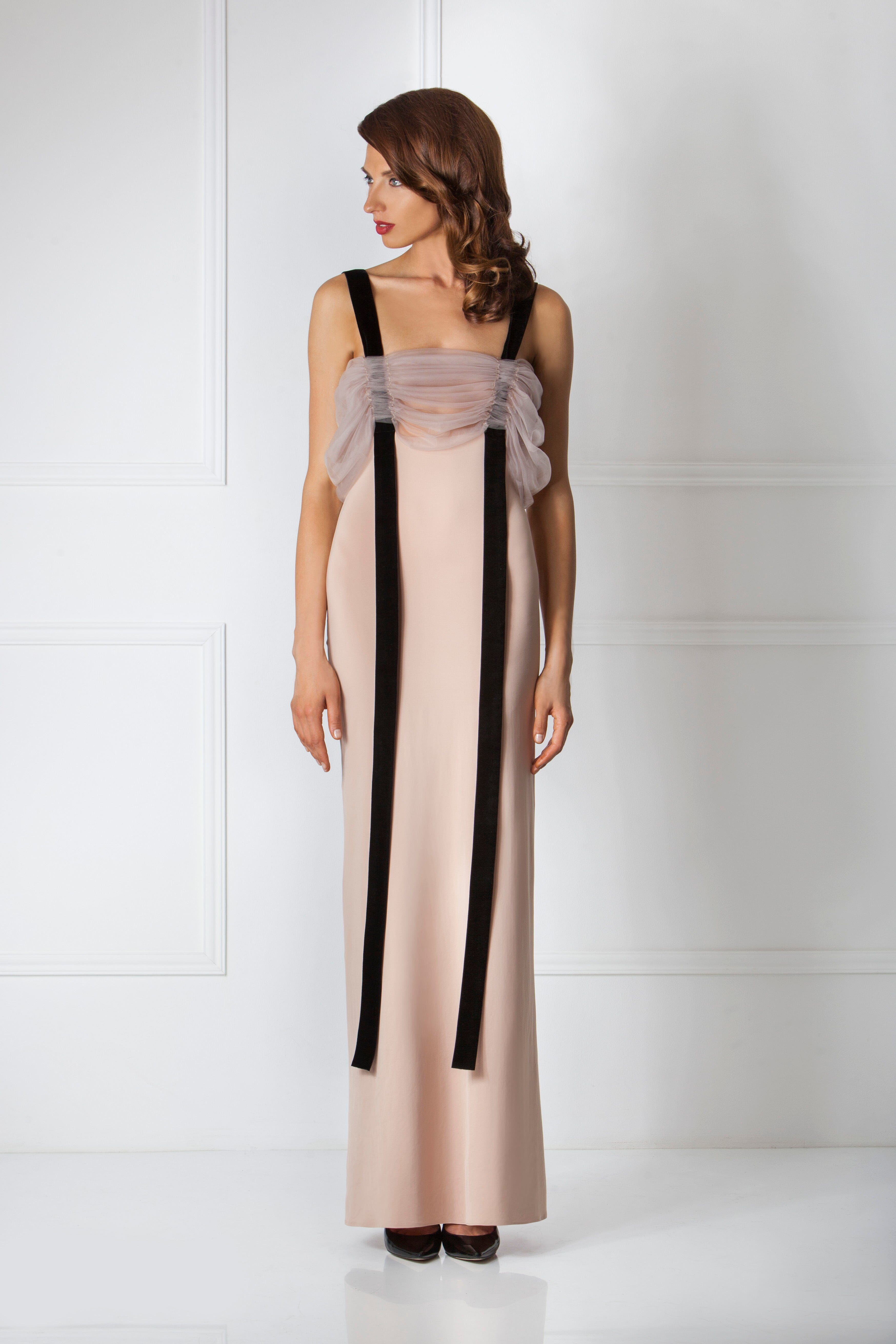  Draped Tulle Dress Product Amoralle