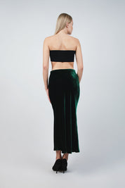  Feels Like Love Skirt Dark Green Product Amoralle