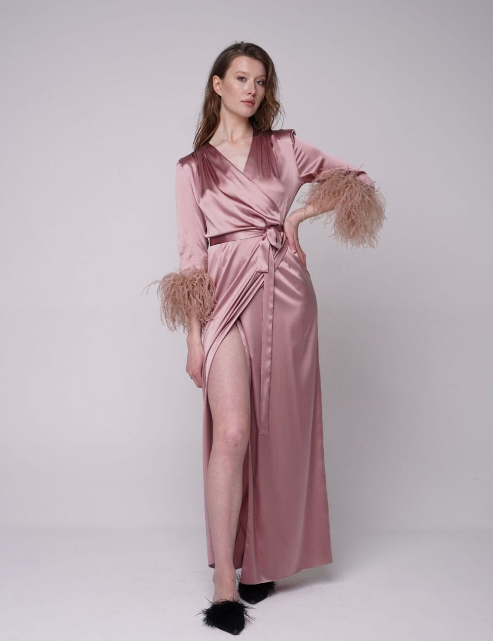  Glimmering Secret Robe Blush Amoralle