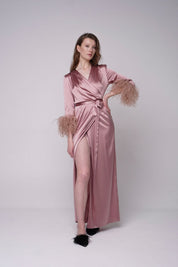  Glimmering Secret Robe Blush Amoralle