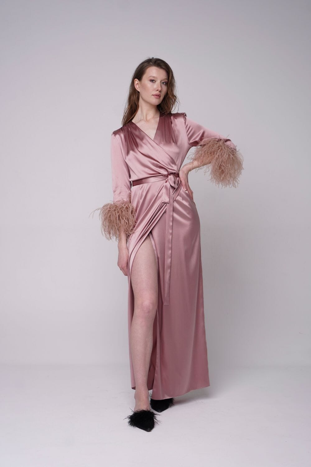  Glimmering Secret Robe Blush Amoralle