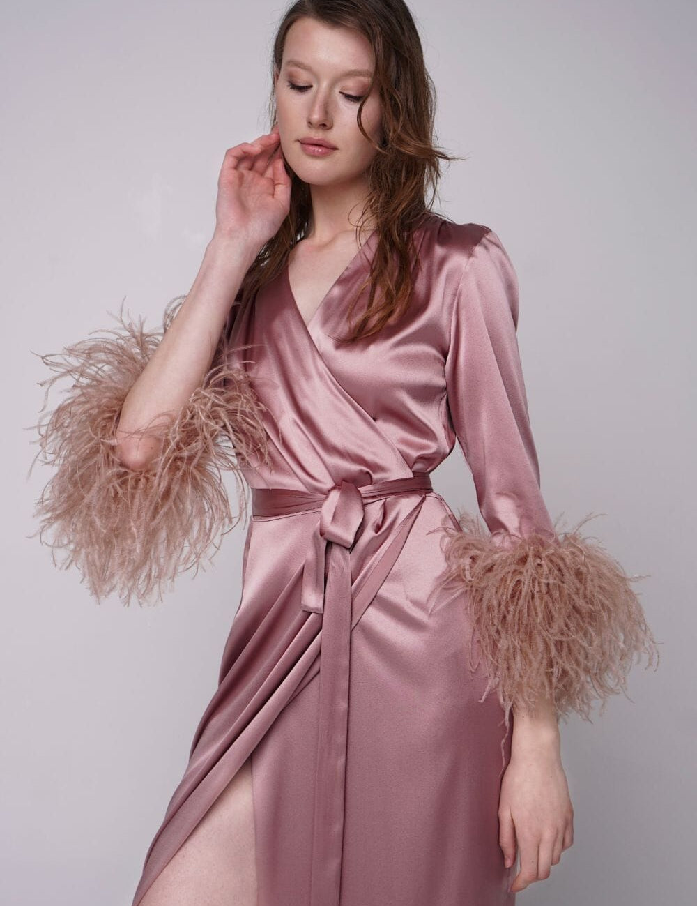  Glimmering Secret Robe Blush Amoralle