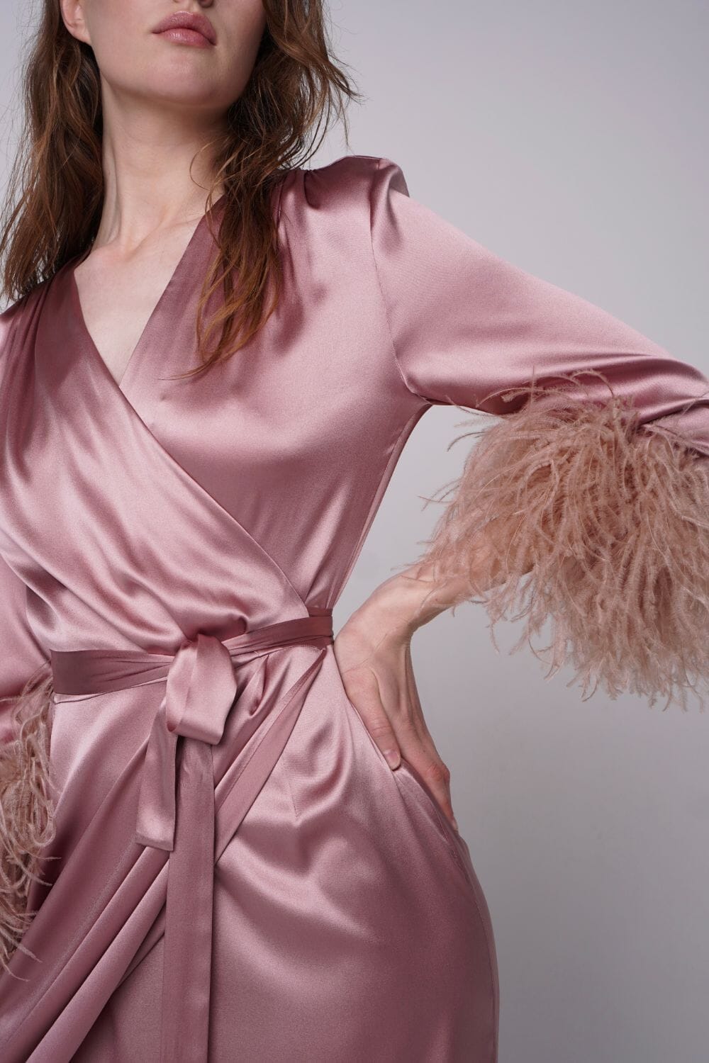  Glimmering Secret Robe Blush Amoralle