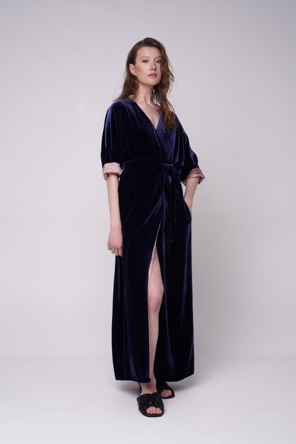  Glory Of Love Silk Velvet Robe Product SIA Glamoralle