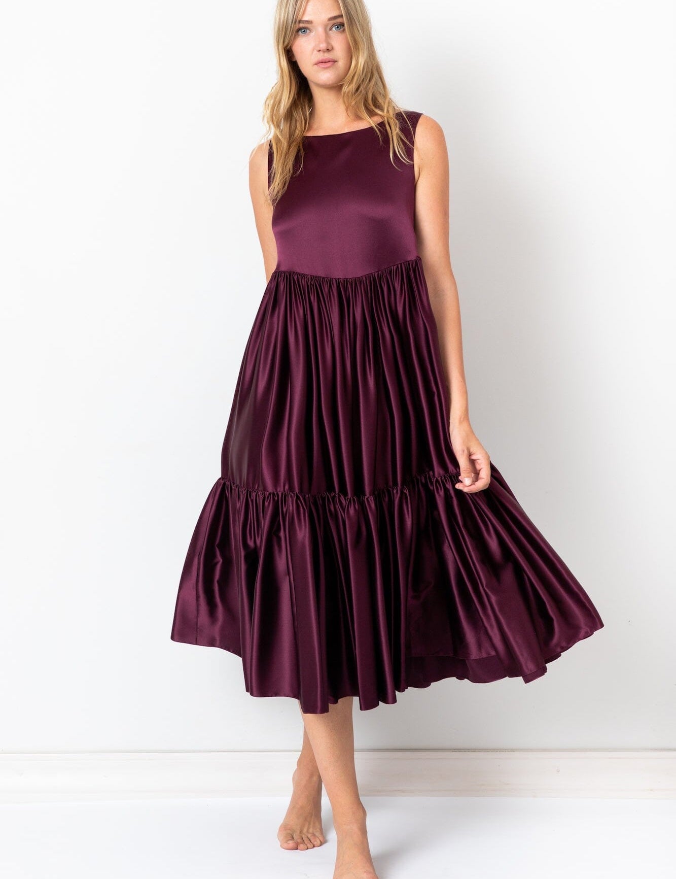  Graceful Satin Dress Product Amoralle