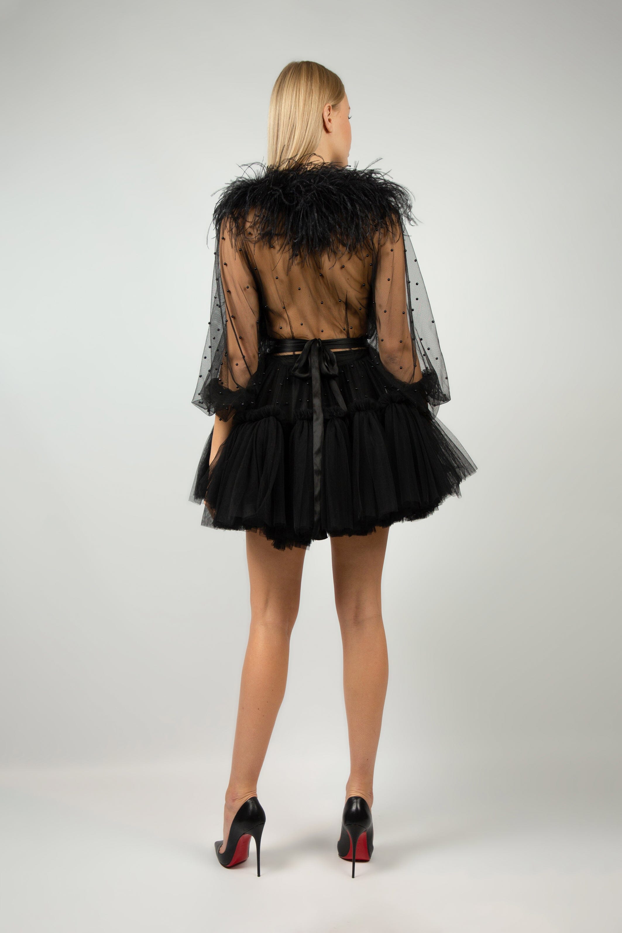  I See Love Gown Black Product Amoralle
