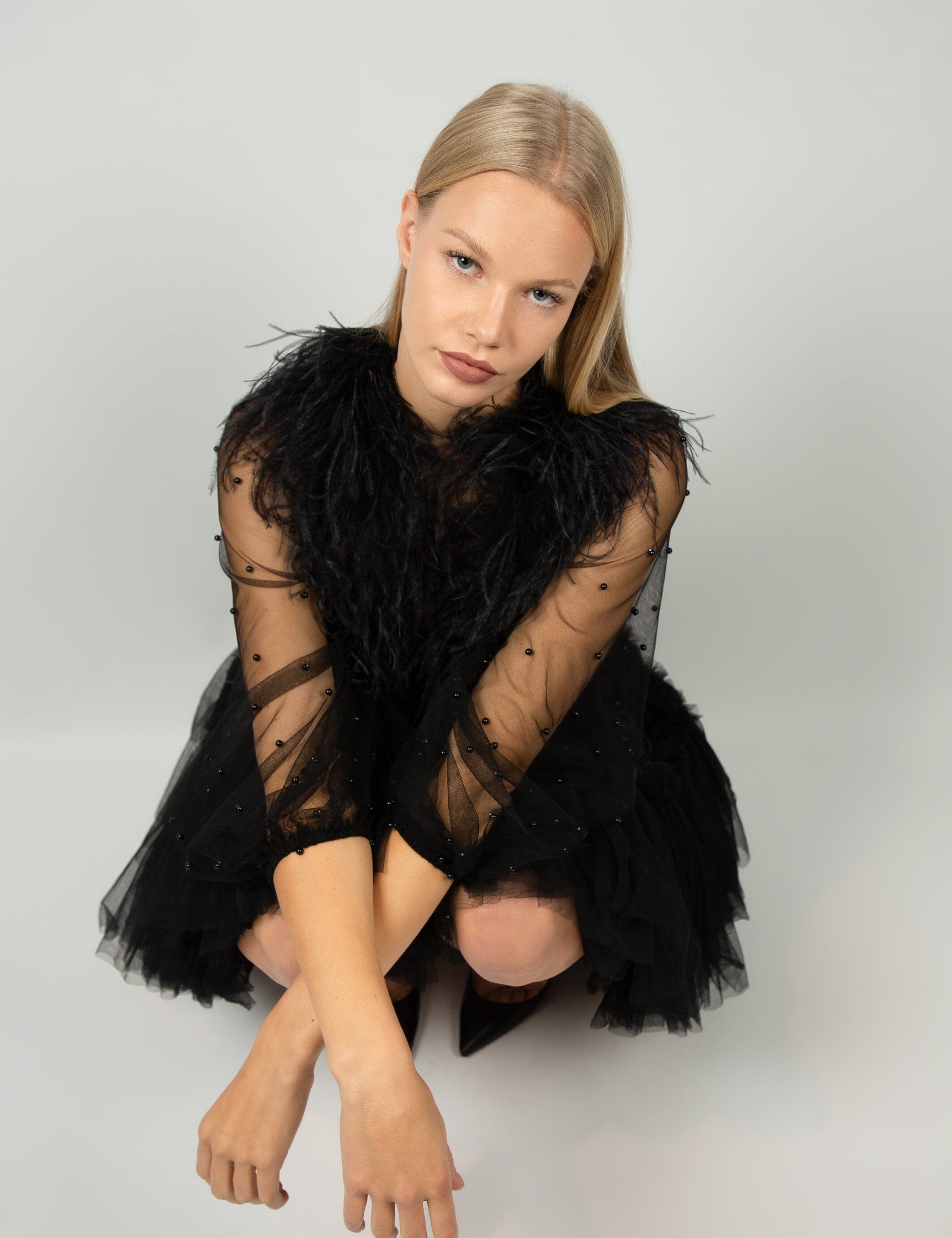  I See Love Gown Black Product Amoralle