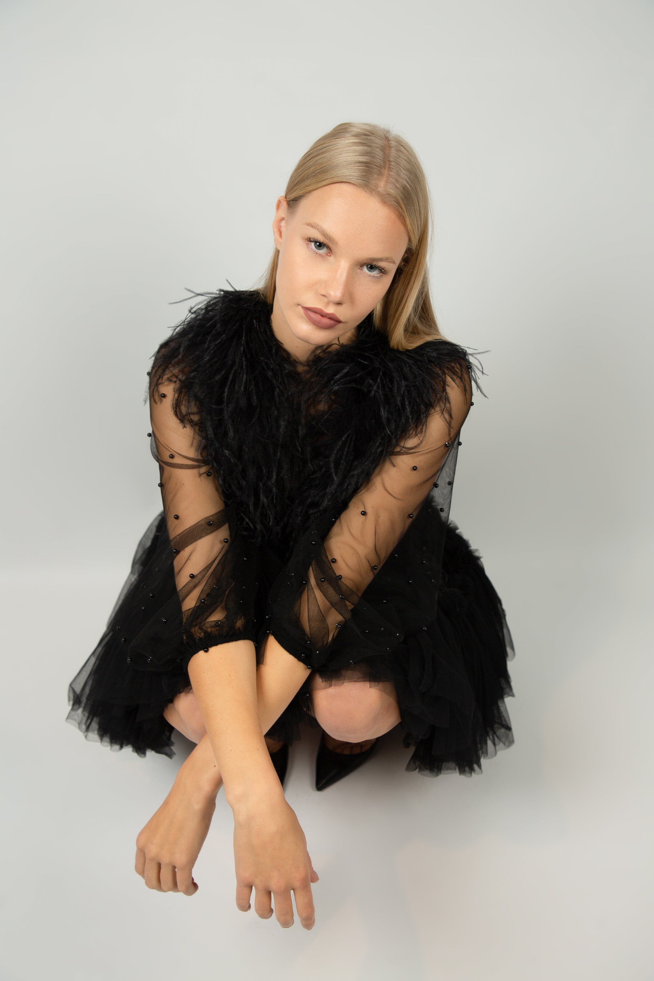  I See Love Gown Black Product Amoralle