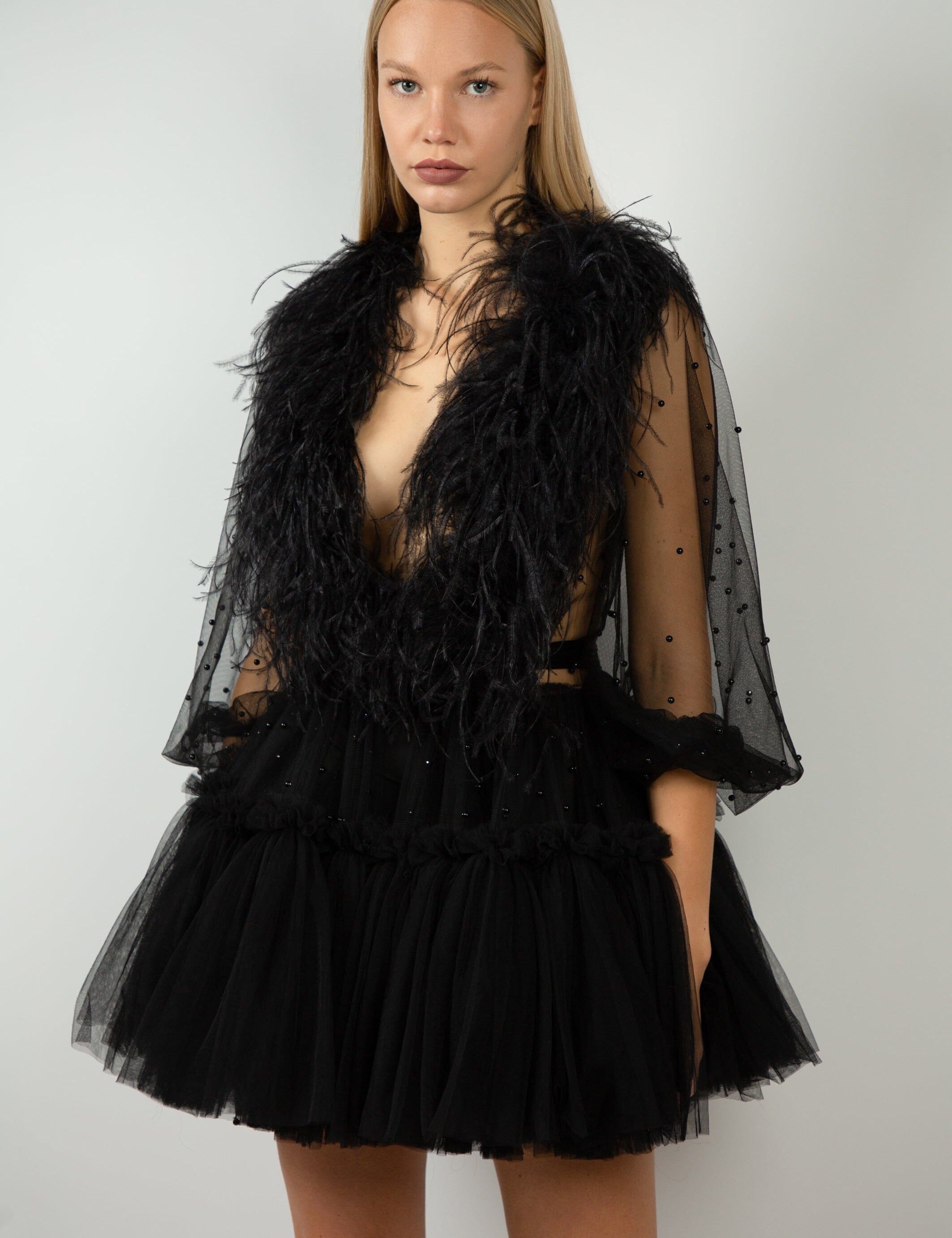  I See Love Gown Black Product Amoralle