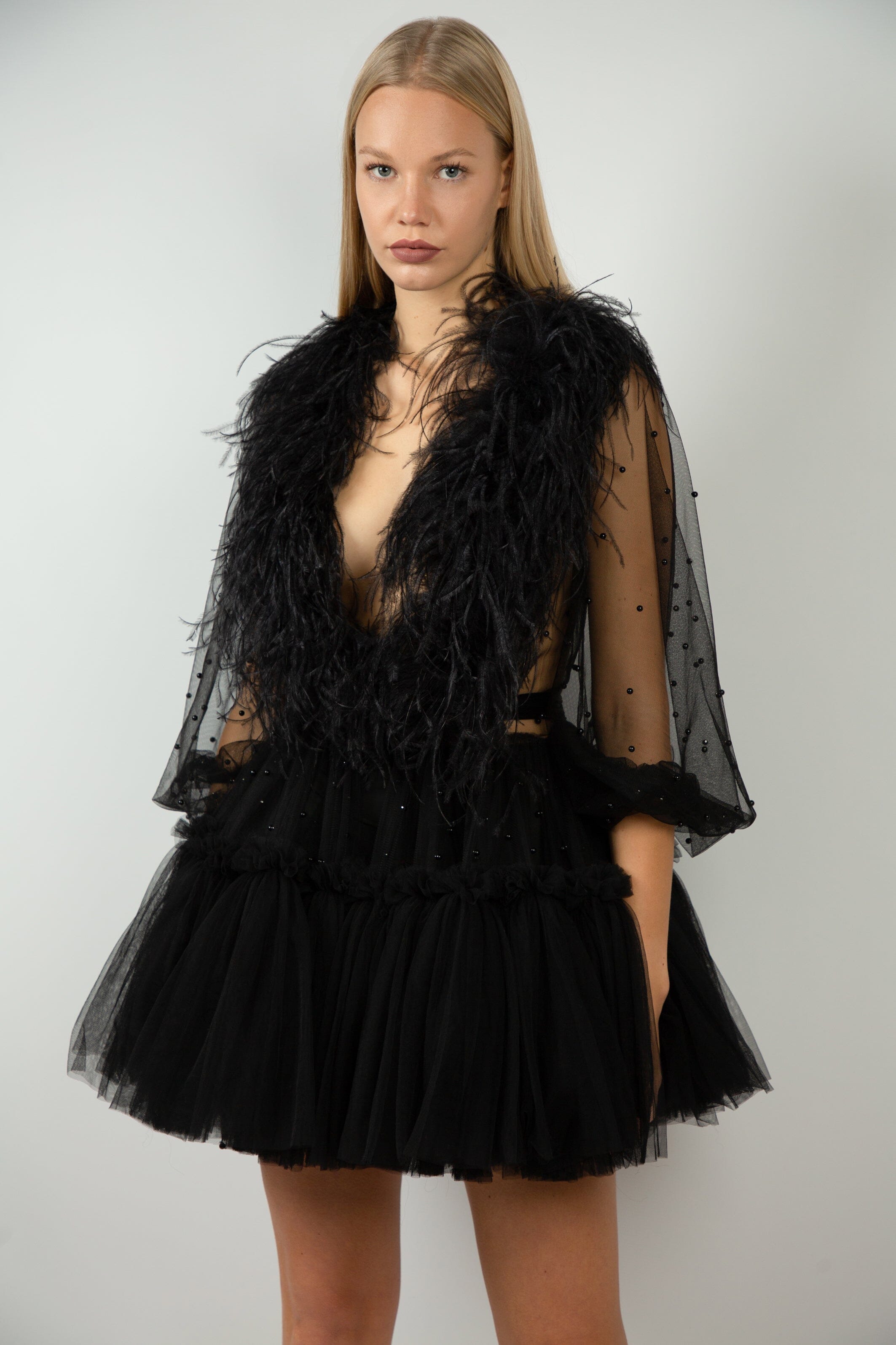  I See Love Gown Black Product Amoralle
