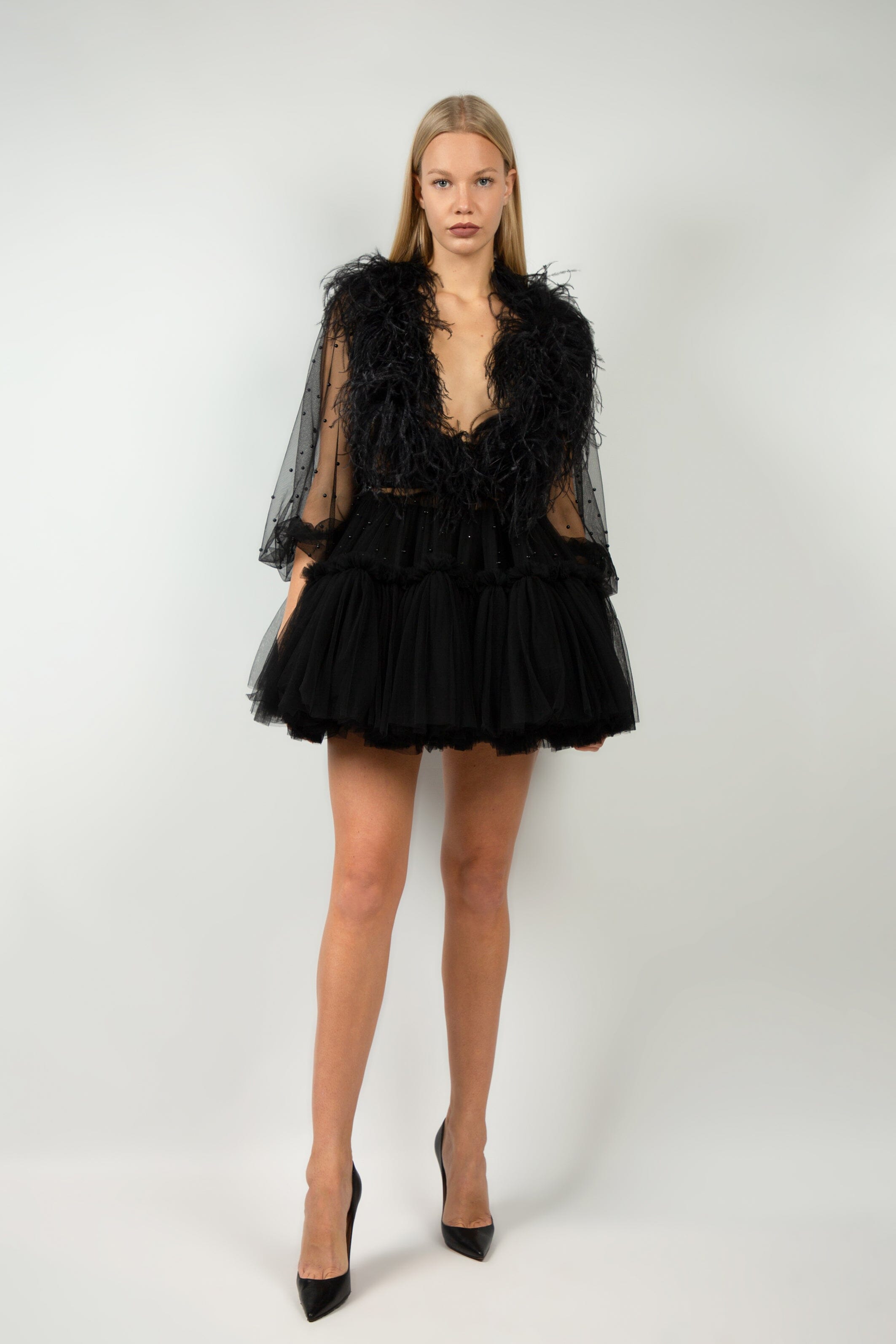  I See Love Gown Black Product Amoralle