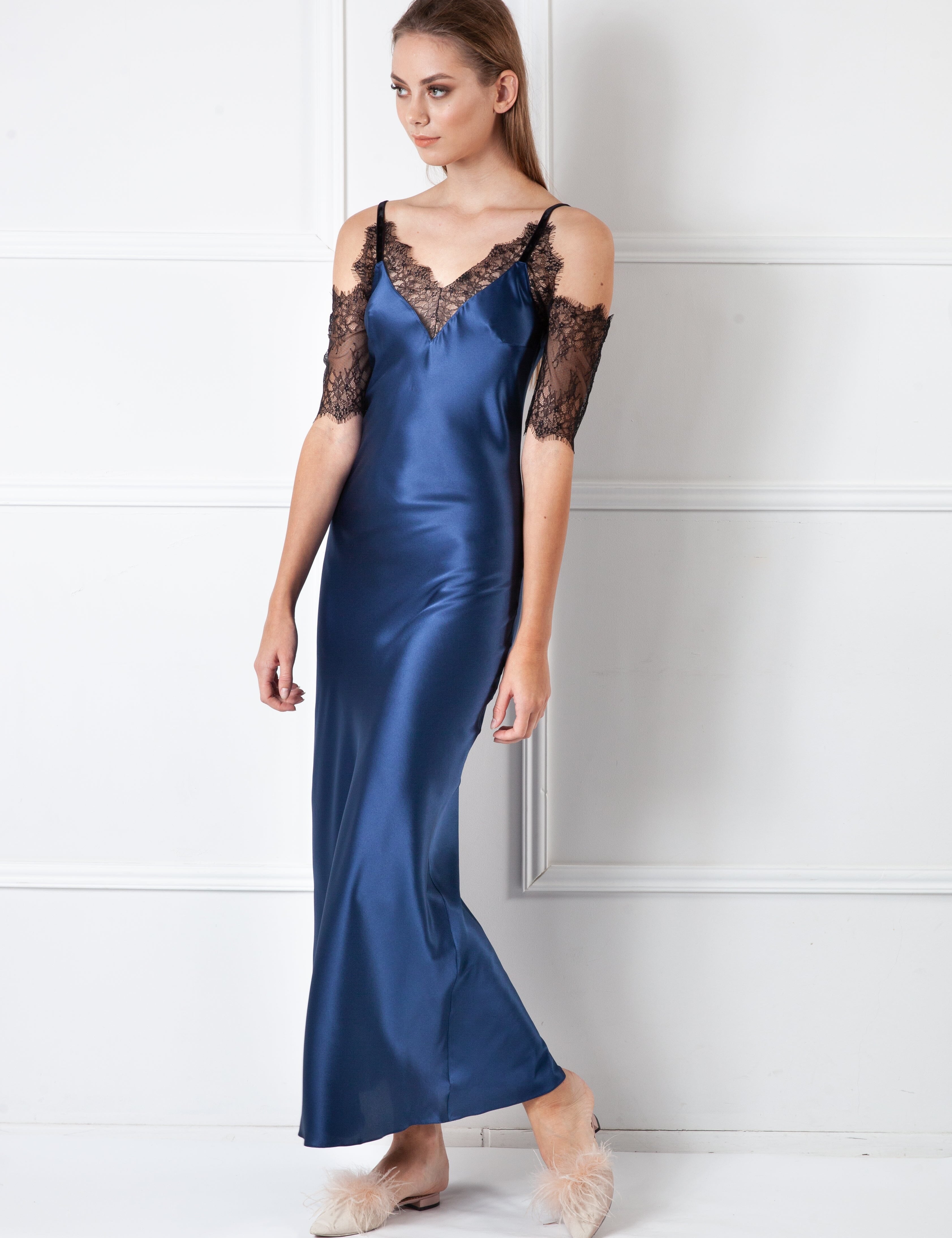  Ineffable Silk Gown Product Amoralle