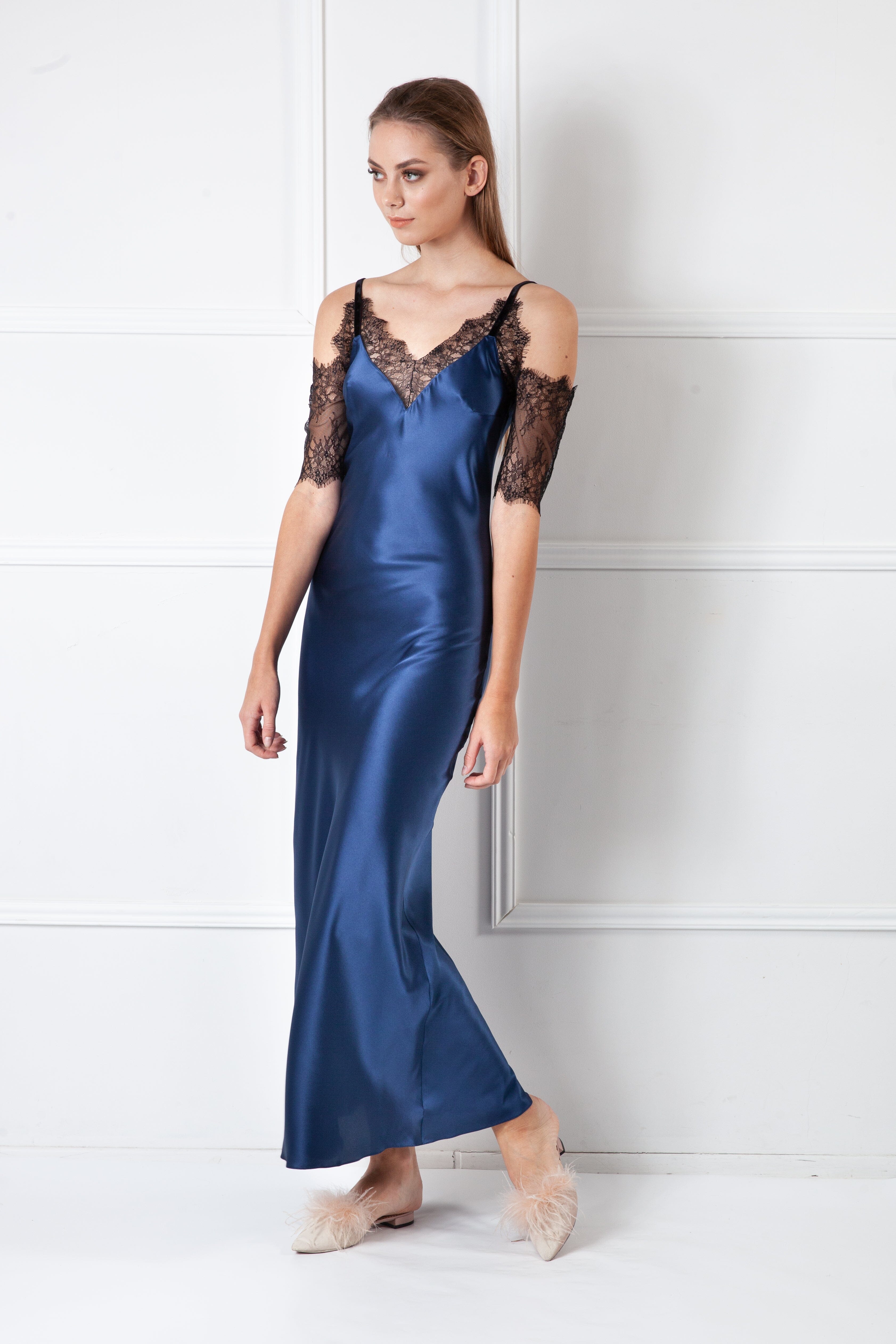  Ineffable Silk Gown Product Amoralle