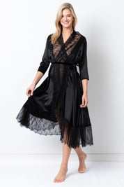  Light Satin Robe Product Amoralle