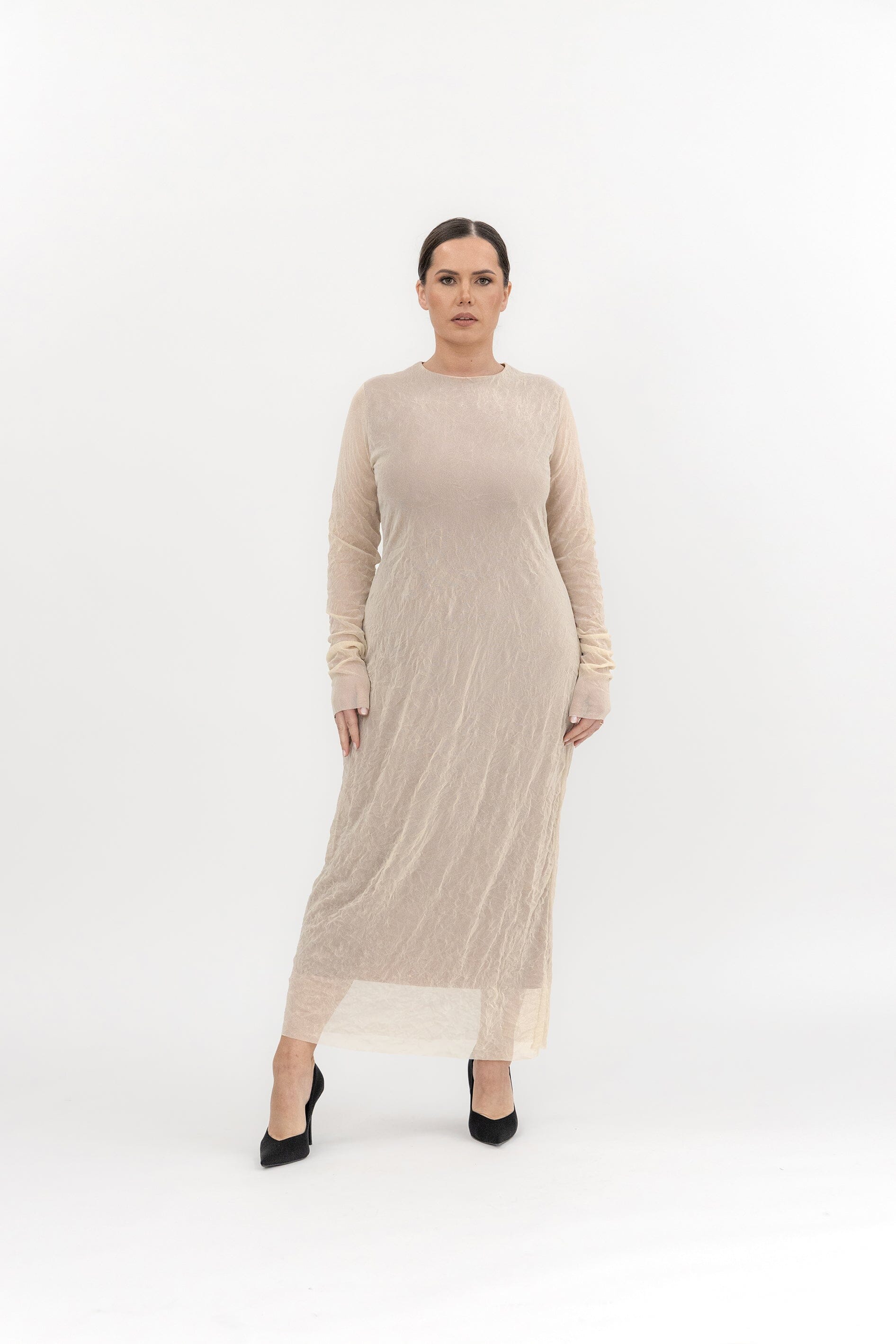  Love And Hope Dress Beige Product Amoralle